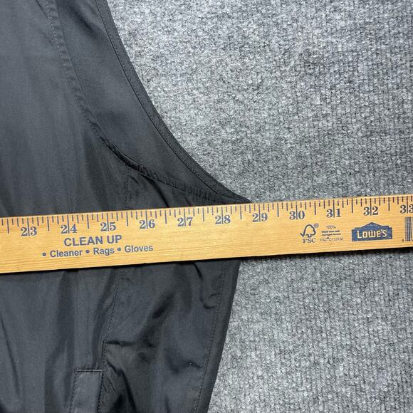 FootJoy 1/4 Snap Golf Pullover Men's XXL Black Sleeveless Zip Pockets Wind Shirt - Picture 4 of 13